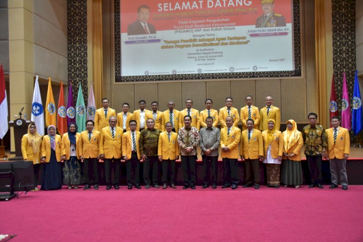 Kepala BNPT Hadiri Peluncuran Pusat Studi Moderasi Kebangsaan (PASAMO) Universitas Negeri Padang  