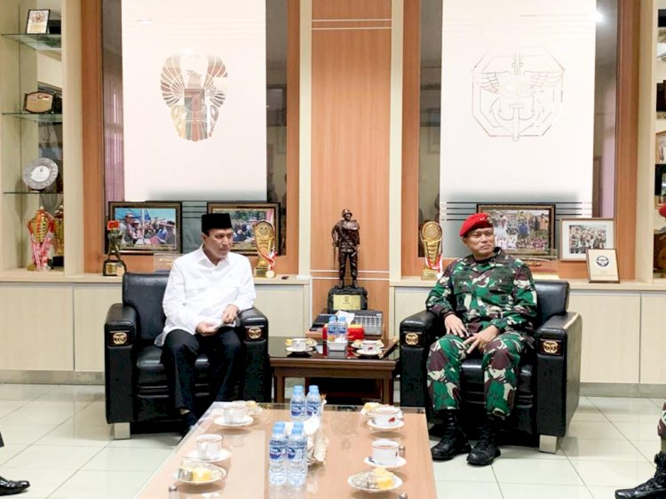 Kunjungan Silaturahmi Kepala BNPT di Kopassus Perkuat Sinergi Penanggulangan Terorisme