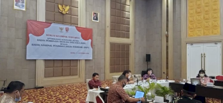 BNPT dan BPIP Gelar Diskusi Kelompok Terpumpun Terkait Penyusunan Tindak Lanjut Kerja Sama