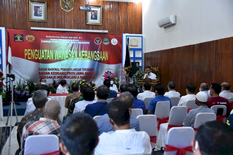 BNPT Hadirkan Program Klinik Pancasila di Lapas Sukamiskin Dalam Rangka Pencegahan Paham Radikalisme dan Intoleran