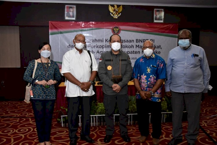 BNPT Gandeng Pimpinan Daerah,  Tokoh Agama hingga Tokoh Adat Tebar Toleransi dan Nasionalisme di Merauke-Papua