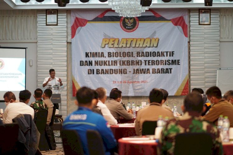 Tingkatkan Sinergisitas Penanggulangan Penggunaan Unsur KBRN dalam Terorisme, BNPT Gelar Latihan Bersama TNI-Polri dan K/L Terkait