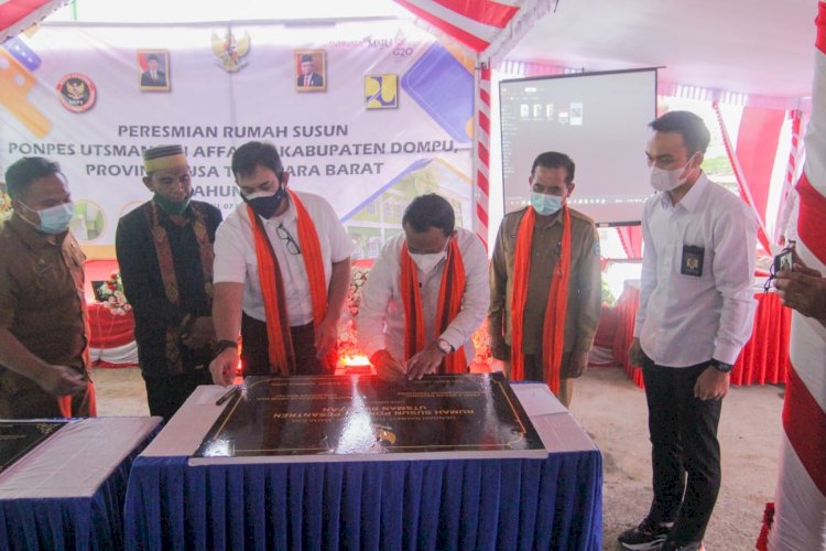 Resmikan Rumah Susun Pondok Pesantren Utsman Bin Affan Bukti BNPT dan Kementerian PUPR Bangun Karakter Anak Bangsa untuk Cinta NKRI