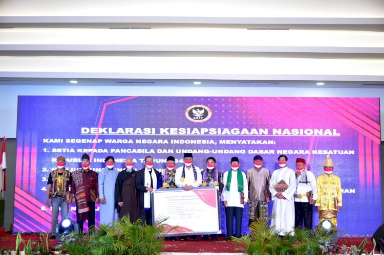 BNPT Bersama Tokoh Agama dan Adat Kalsel Deklarasikan Kesiapsiagaan Nasional Cegah Radikalisme Terorisme