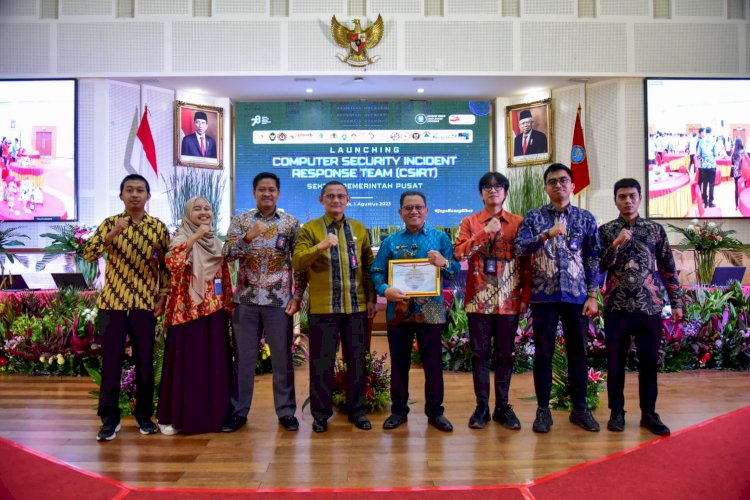 BNPT RI Launching CSIRT Dukung Keamanan Siber dalam Sistem Pemerintahan Berbasis Elektronik (SPBE)