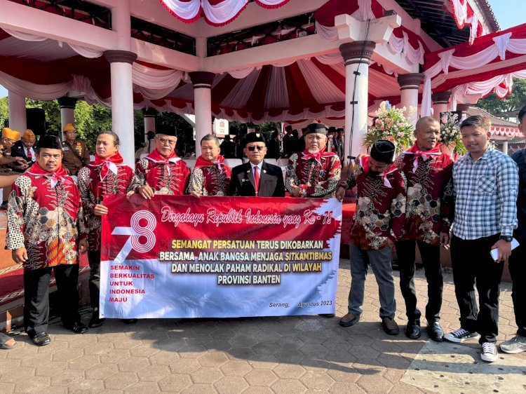 Peringati HUT Kemerdekaan Ke 78 RI, BNPT RI Bersama Mitra Deradikalisasi di Serang Berkomitmen Bangun NKRI menuju Indonesia Emas