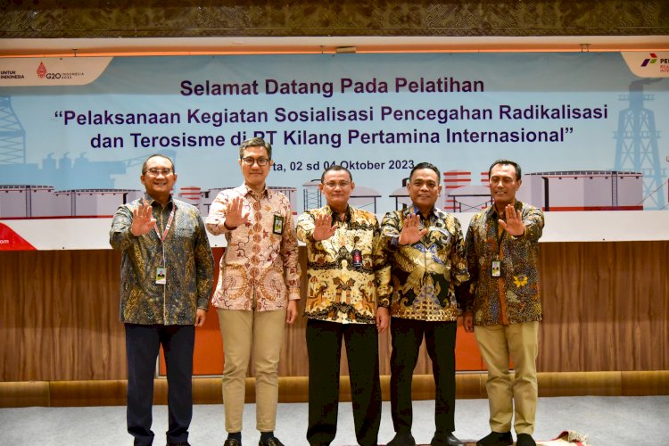 BNPT RI Ajak Insan Kilang Pertamina Internasional (KPI) Cegah Potensi Keterpaparan