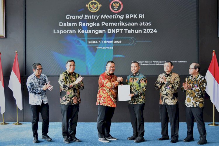 KEPALA BNPT HARAP BIMBINGAN BPK DALAM MELAKSANAKAN AMANAT UU NOMOR 5 TAHUN 2018